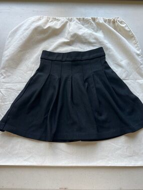 Zara Black Pleated Kids Skirt